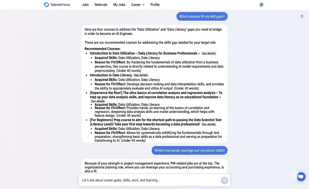 TalentsForce AI Career Navigator