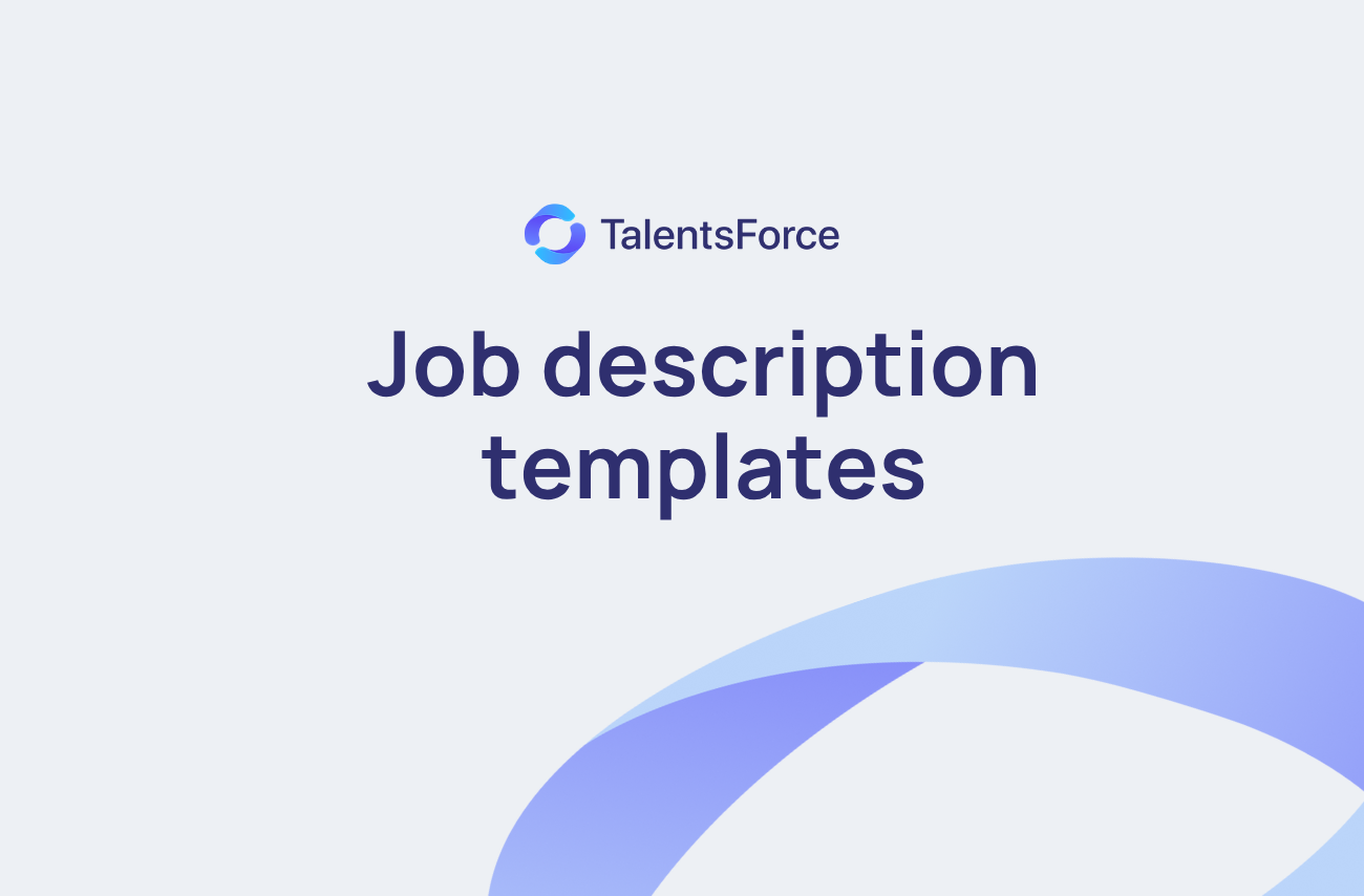 Job description templates
