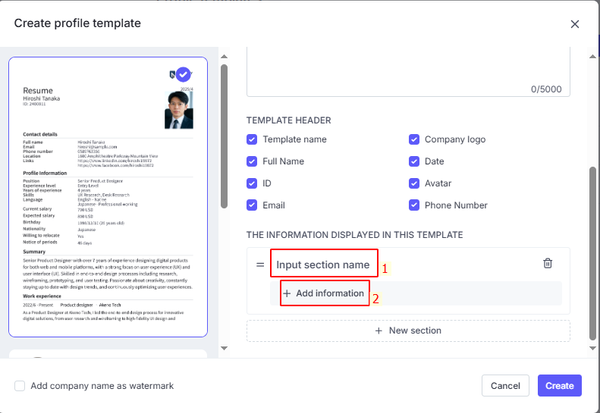 Profile. Pick Sample Profile templates for recruitment agencies save time